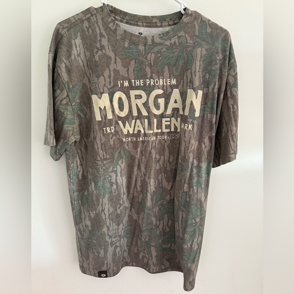Morgan Wallen I’m the Problem Tour Camo Shirt 2025 Medium - Picture 1 of 6